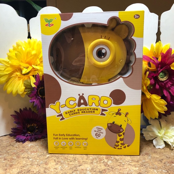 **NEW** Y-Card Giraffe Early Education Card Reader, Flash Cards & Word Speaker. - Picture 2 of 10